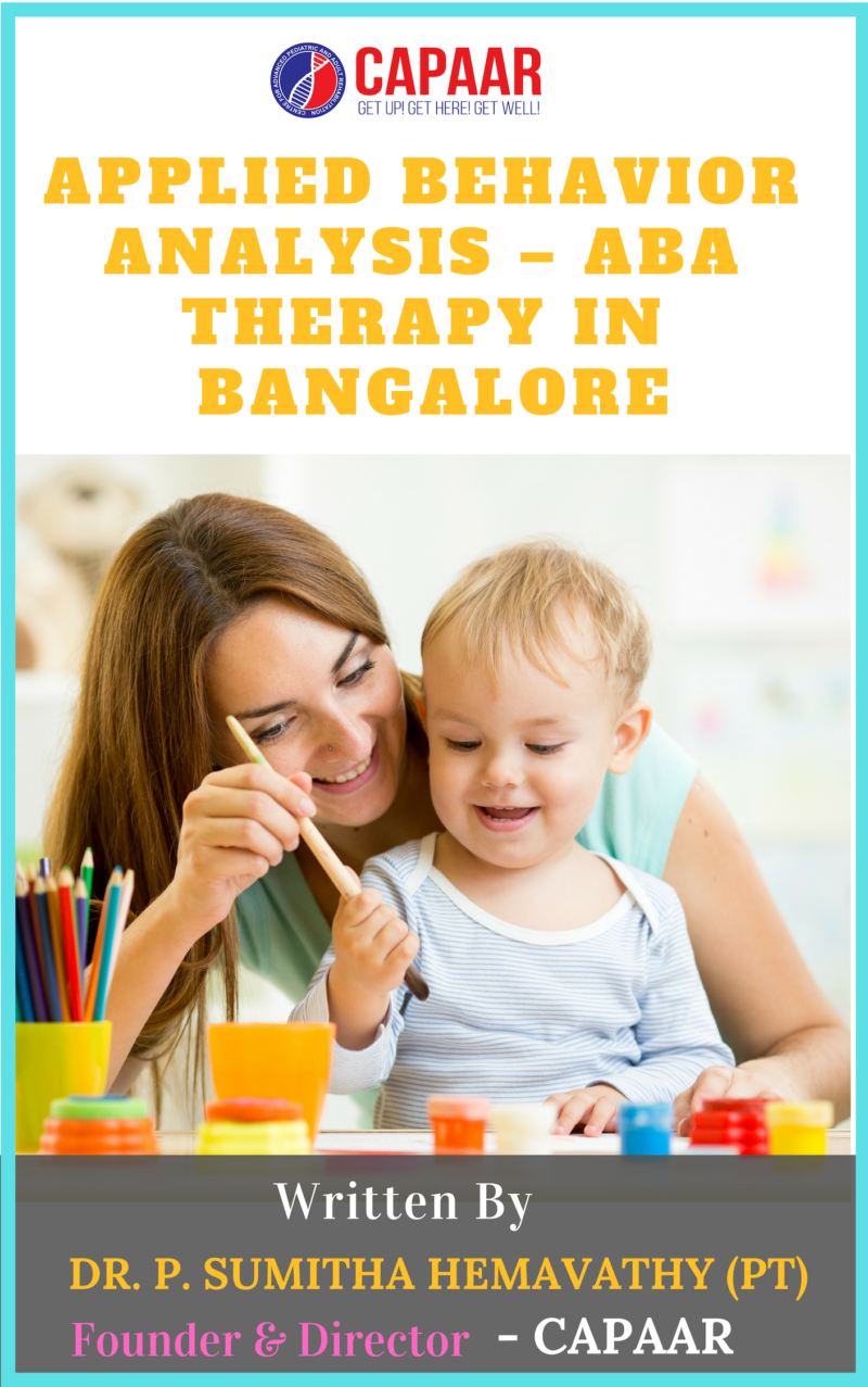 Applied Behavior Analysis ABA Therapy in Bangalore Capaar4autism